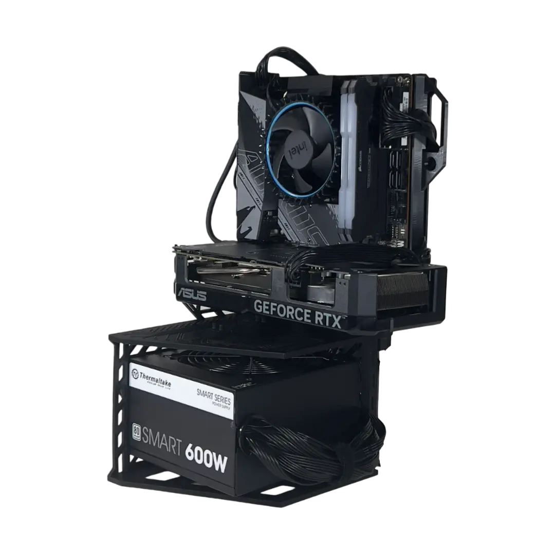 Insurgency A - ITX Open Air Frame Case, ATX PSU support Insurgency Labs
